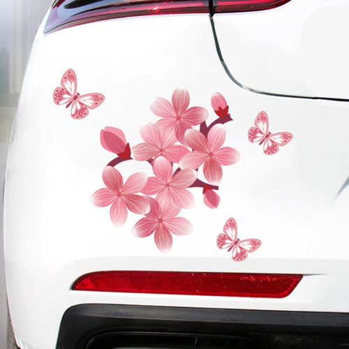 Adesivi auto farfalla - adesivi, sakura