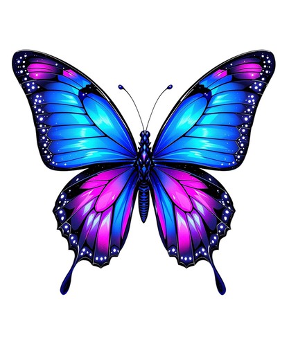 Farfalla colorata x 9 - x,