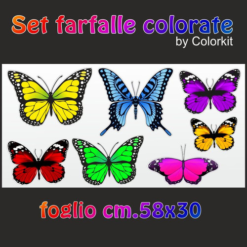 Adesivi per auto - 7, farfalle