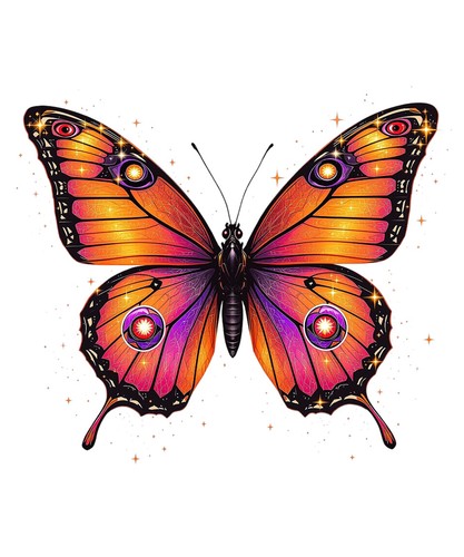 Farfalla colorata x 9 - x,
