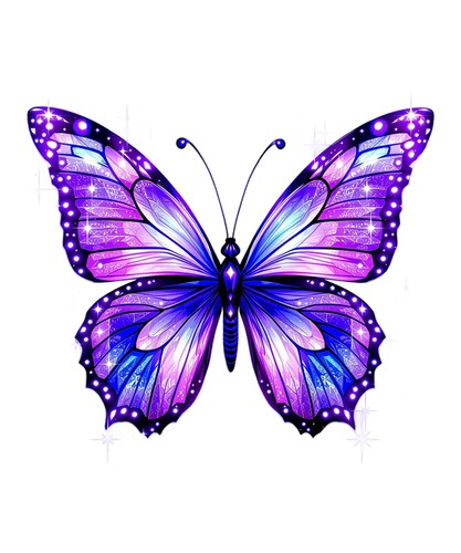 Farfalla colorata x - 10,