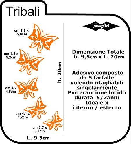 Farfalle adesivi tuning vespa - farfalle,