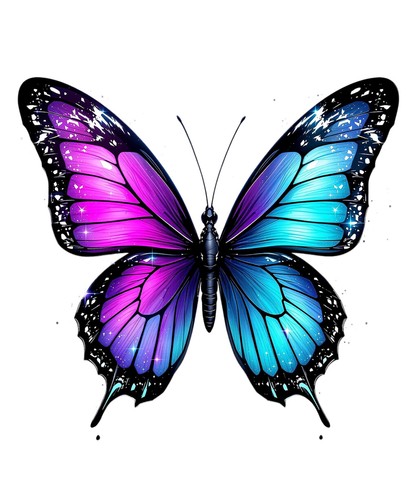Farfalla colorata x - x, 9
