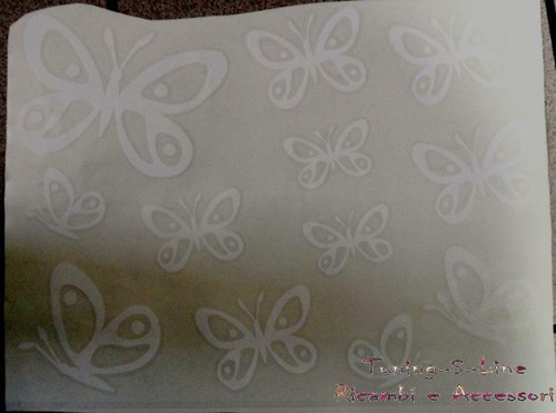Adesivi farfalle bianche vari - bianche,