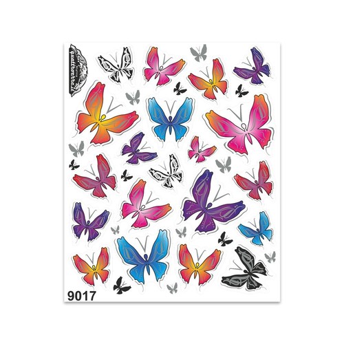 Adesivi farfalle colorate - farfalle,
